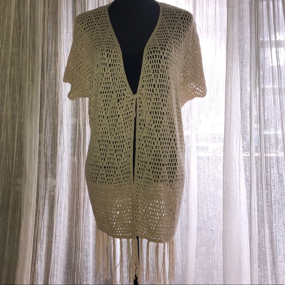 Catherine Crotchet Boho Fringe Cardigan - Picture 3 of 6